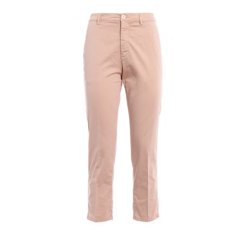  Dondup Rothka pink cotton crop trousers
