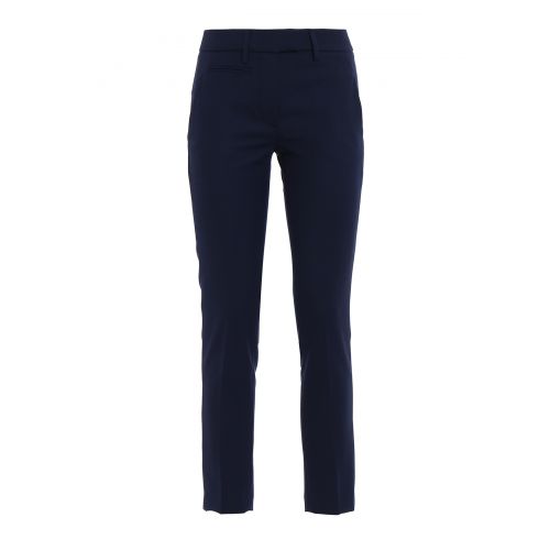  Dondup Perfect blue wool blend trousers