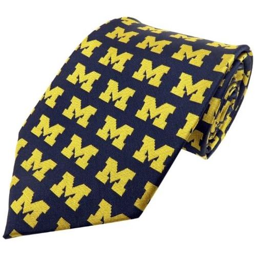  Donegal Bay NCAA Michigan Wolverines Repeating Primary Necktie