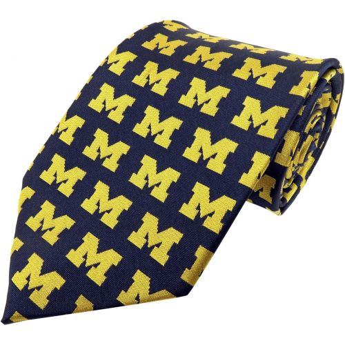  Donegal Bay NCAA Michigan Wolverines Repeating Primary Necktie