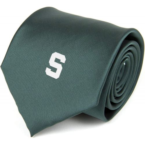  Donegal Bay NCAA Michigan State Spartans Solid Necktie, One Size, Green