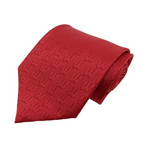  Donegal Bay NCAA Mens Wisconsin Badgers Tone on Tone Necktie, Cardinal