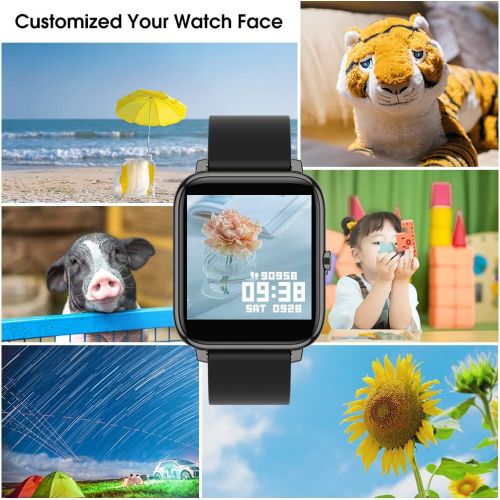  Donerton Smart Watch, Fitness Tracker for Android Phones, Fitness Tracker with Heart Rate and Sleep Monitor, Activity Tracker with IP67 Waterproof Pedometer Smartwatch with Step Co