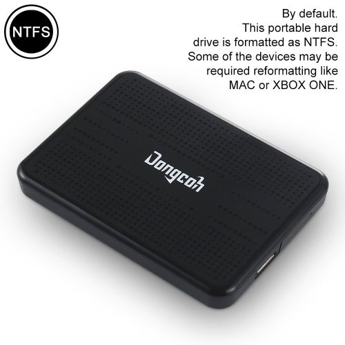 DongCoh Dongcoh 2.5 External Hard Drive 640gb with USB3.0 Data Storage External HDD for NotebookDesktopXbox One