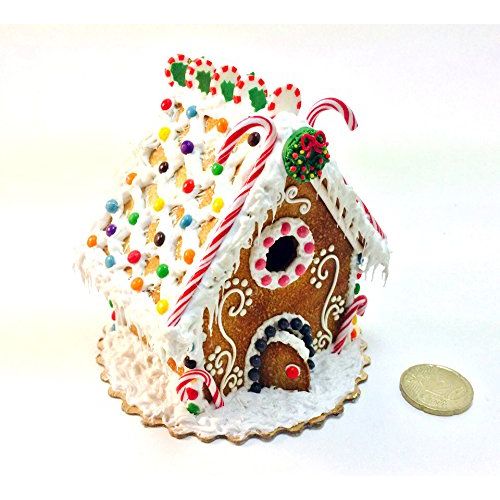  Donlane Gingerbread house. Dollhouse miniature 1:4