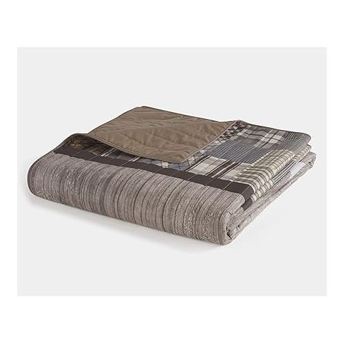  Donna Sharp Throw Blanket - Chimera Bear Lodge Decorative Throw Blanket with Bear and Watercolor Trees Pattern