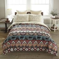 Donna Sharp King Bedding Set - 3 Piece - Bear Totem Lodge Comforter Set with King Comforter and Two King Shams - Machine Washable