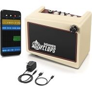 Donner Mini Guitar Amp Digital, 5W Wireless Small Electric Guitar Amplifier, Cyclops Guitar Portable Practice Amp with 7 Amp Models 3 Types Effects: Mod, Delay, Reverb and Drum Machine