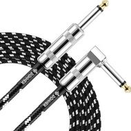 Donner Guitar Cable 10 ft, Electric Instrument Cable Bass Amp Cord for Electric Guitar Bass Amplifier Audio, 1/4