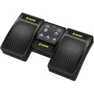 Donner Wireless Page Turner Pedal for Tablets Phone Foot Pedal Rechargeable,Black