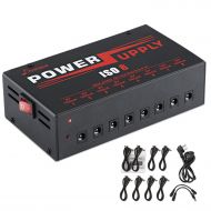 Donner DP-3 Guitar Effect Pedal Power Supply 8 Isolated Output for 9V 12V 18V Pedals