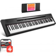 Donner DEP-10 Beginner Digital Piano, 88 Key Full-Size Semi-Weighted Keyboard, Portable Electric Piano with Sustain Pedal, Power Supply