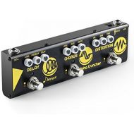 Donner Multi Effect Pedal Chain Alpha Acoustic 3 Guitar Effect Modes Acoustic Preamp, Chorus and Hall Reverb