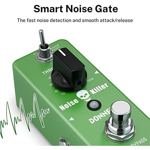  Donner Noise Killer Guitar Effect Pedal Noise Gate Pedal 2 Modes