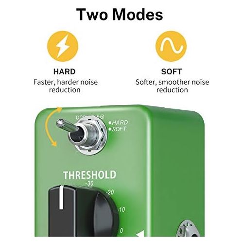  Donner Noise Killer Guitar Effect Pedal Noise Gate Pedal 2 Modes