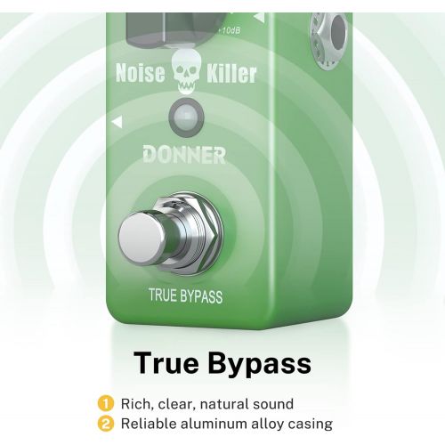  Donner Noise Killer Guitar Effect Pedal Noise Gate Pedal 2 Modes