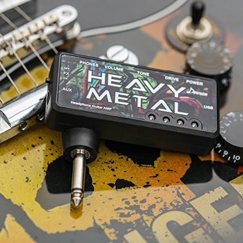  Donner Guitar Headphone AMP Heavy Metal Pocket FX Chorus Rechargeable Mini Practice Amplifier