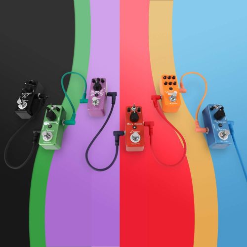  Donner 6 Inch Colored Guitar Effect Pedal Patch Cables 6 Packs