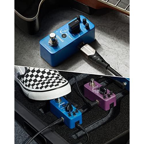  Donner Mod Square Guitar Effect Pedal, 7 Modulation Modes Chorus Phaser Tremolo Flanger Rotary Vibrato True Bypass