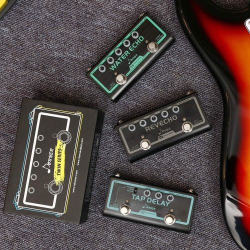  Donner Tap Delay Guitar Effect Pedal, 3 Delay Modes Digital Reverse Analogue Delay with Tap Tempo Control