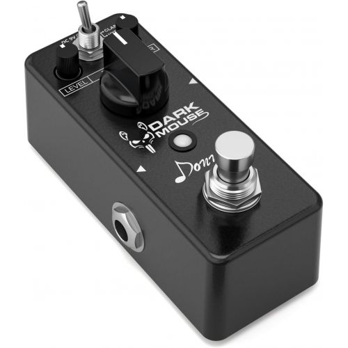  Donner. Donner Dark Mouse Distortion Guitar Effect Pedal True Bypass