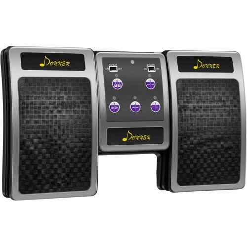  [아마존베스트]Donner Wireless Page Turner Pedal for Tablets Ipad Rechargeable, Silver