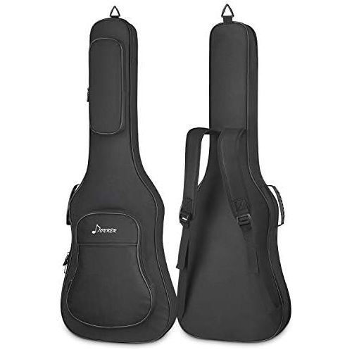  [아마존베스트]Donner 39 inch Electric Guitar Gig Bag 0.5in Padded Sponge 600D Ripstop Waterproof Nylon Dustproof Soft Case for Home Storage Travel Carrying Backpack 3 Pockets Adjustable Strap Bl