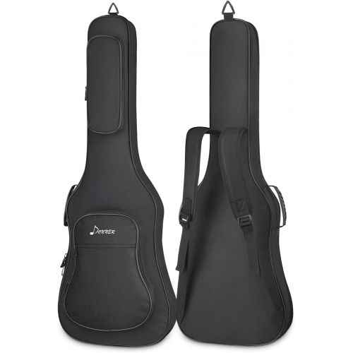  [아마존베스트]Donner 39 inch Electric Guitar Gig Bag 0.5in Padded Sponge 600D Ripstop Waterproof Nylon Dustproof Soft Case for Home Storage Travel Carrying Backpack 3 Pockets Adjustable Strap Bl