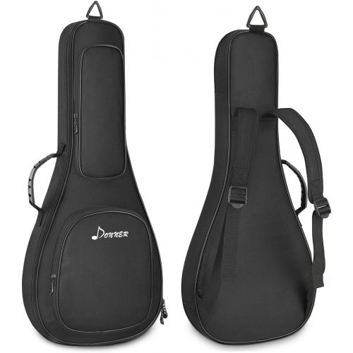  [아마존베스트]Donner 28 Inch Mandolin Gig Bag Fit A & F Style 0.5in Padded Sponge 600D Thick RipstopWaterproof Nylon Soft Carry Case Dual Adjustable Straps 2 Pockets Black for Home Storage Trav