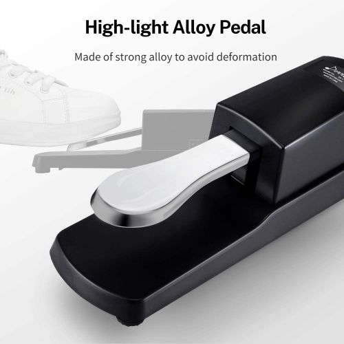  [아마존베스트]Donner DK-1 Sustain Pedal for Keyboard Digital Piano Foot Pedal