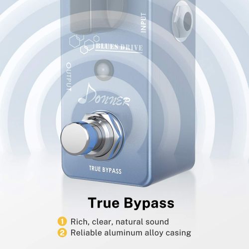  [아마존베스트]Donner Overdrive Guitar Effect Pedal Blues Drive Pedal True Bypass