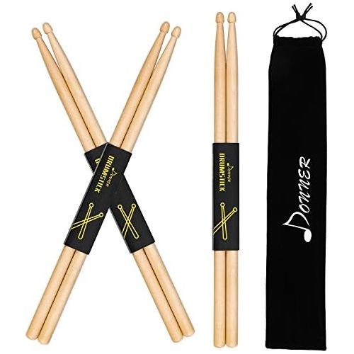  [아마존베스트]Donner Drumstick Holder Nylon Drumsticks Bag for 10 Pairs of Drumsticks