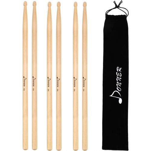  [아마존베스트]Donner Drumstick Holder Nylon Drumsticks Bag for 10 Pairs of Drumsticks