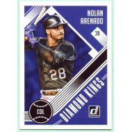 Nolan Arenado 2018 Donruss Diamond Kings #8 - Colorado Rockies