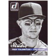 Troy Tulowitzki 2014 Donruss Studio #19 - Colorado Rockies