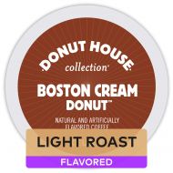 Donut House Collection Donut House, Boston Cream Donut, Single-Serve Keurig K-Cup Pods, Medium Roast Coffee, 72 Count (4 Boxes of 18 Pods)