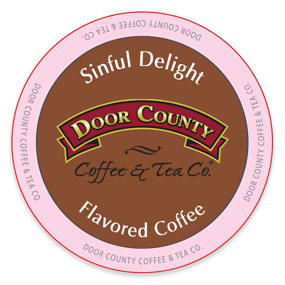 /12-Count Door County Coffee & Tea Co. Sinful Delight for Single Serve Coffee Makers