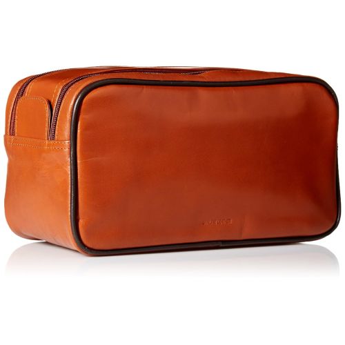  Dopp Mens Veneto Soft Sided Multi-Zip Travel Kit-Leather