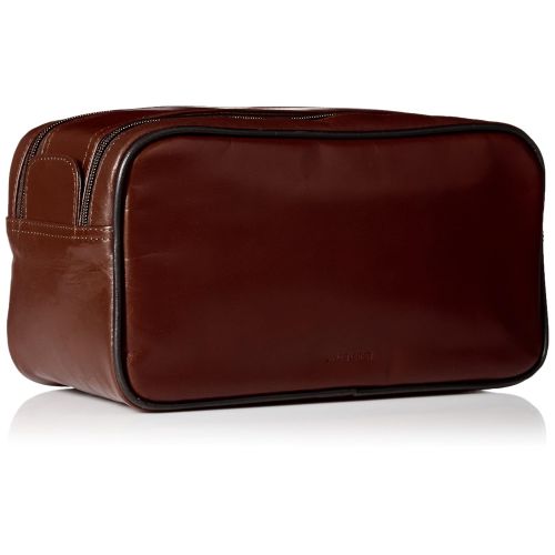  Dopp Mens Veneto Soft Sided Multi-Zip Travel Kit-Leather