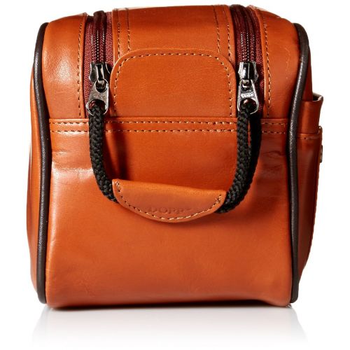  Dopp Mens Veneto Soft Sided Multi-Zip Travel Kit-Leather