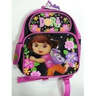 Dora the Explorer Small Backpack Flowers Black School Bag New 053061