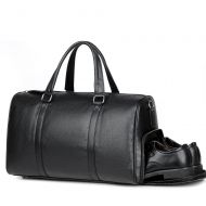 Doreamale Men Gym Bag Leather Travel Weekender Overnight Duffel Bag Gym Sports Luggage Tote For Men & Women