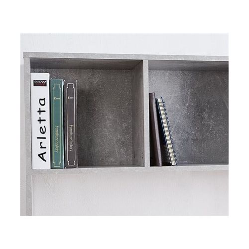  DormCo The College Cube - Desk Bookshelf - Marble Gray