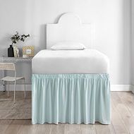 DormCo Bed Skirt Twin XL (3 Panel Set) - Hint of Mint