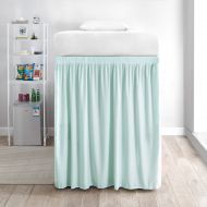 DormCo Extended Bed Skirt Twin XL (3 Panel Set) - Hint of Mint