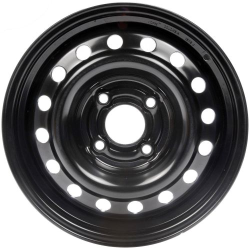  Dorman 939-134 Black Steel Road Wheel 15x6/4x114.3mm with 43mm Offset