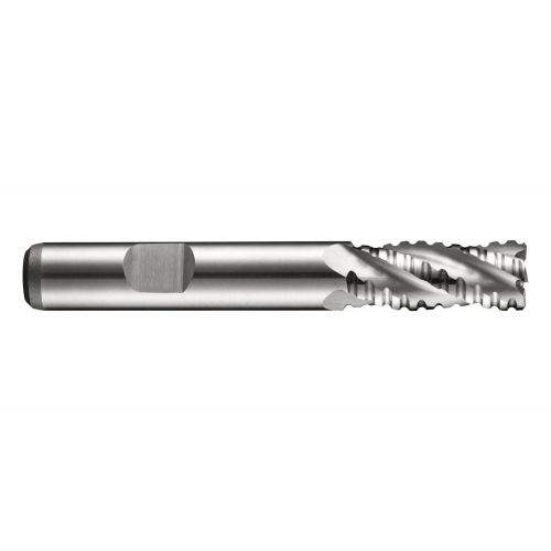  Dormer C40030.0 Shank Roughing End Mill, Bright Coating, Cobalt High Speed Steel, 30 mm Head Diameter, 45 mm Flute Length