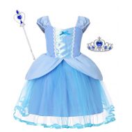 Dormstop Girls Cinderella Dress Little Mermaid Costume Snow White Dresses Rapunzel Princess Costumes 18 Months-6 Years