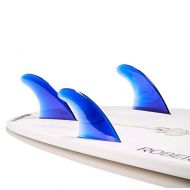 Dorsal Performance Flexrez Core Surfboard Thruster Surf Fins (3) FUT Compatible Blue