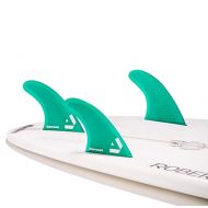 Dorsal Performance Core (Hexcore) Thruster Surfboard Surf Fins Set (3) Honeycomb FUT Base Green